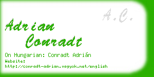 adrian conradt business card
