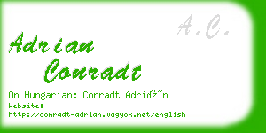adrian conradt business card